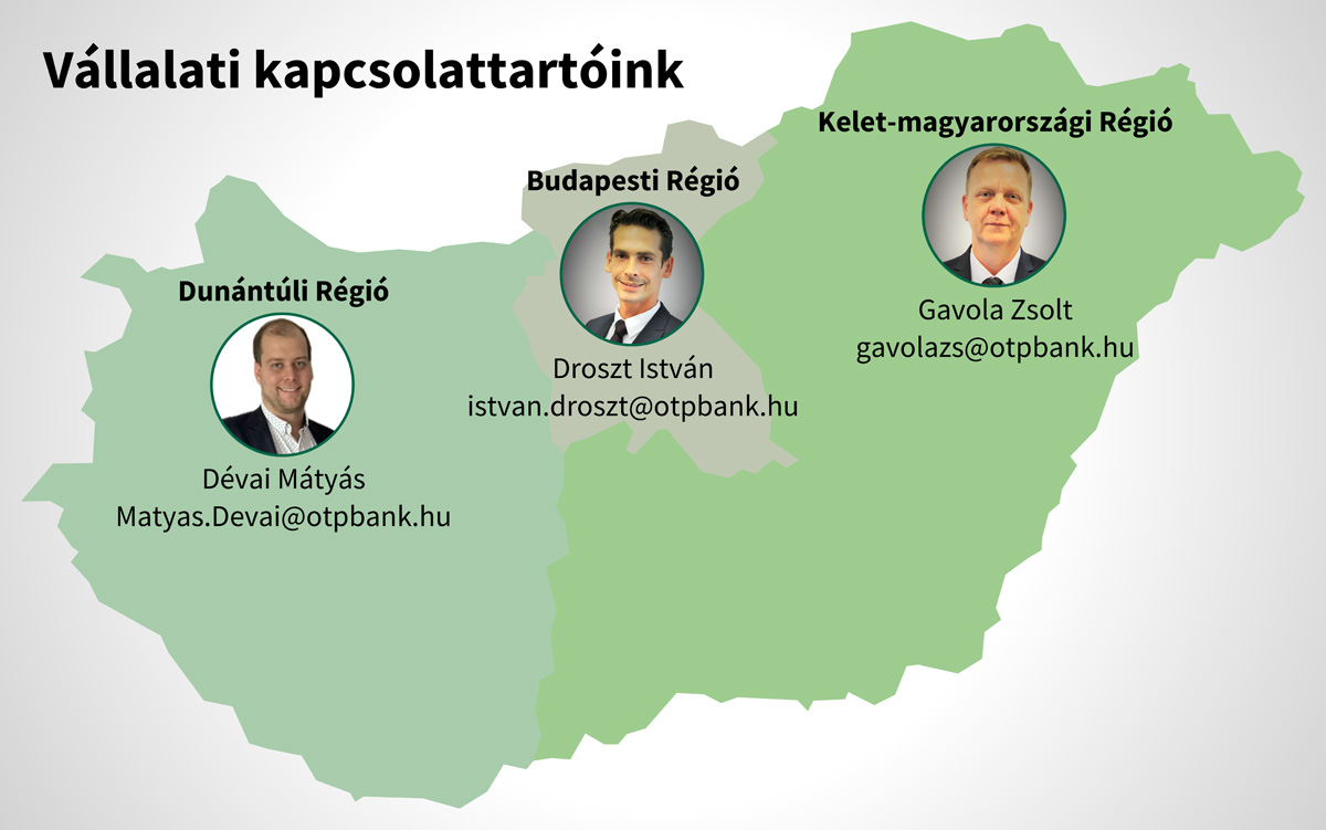Vállalati kapcsolattartóink